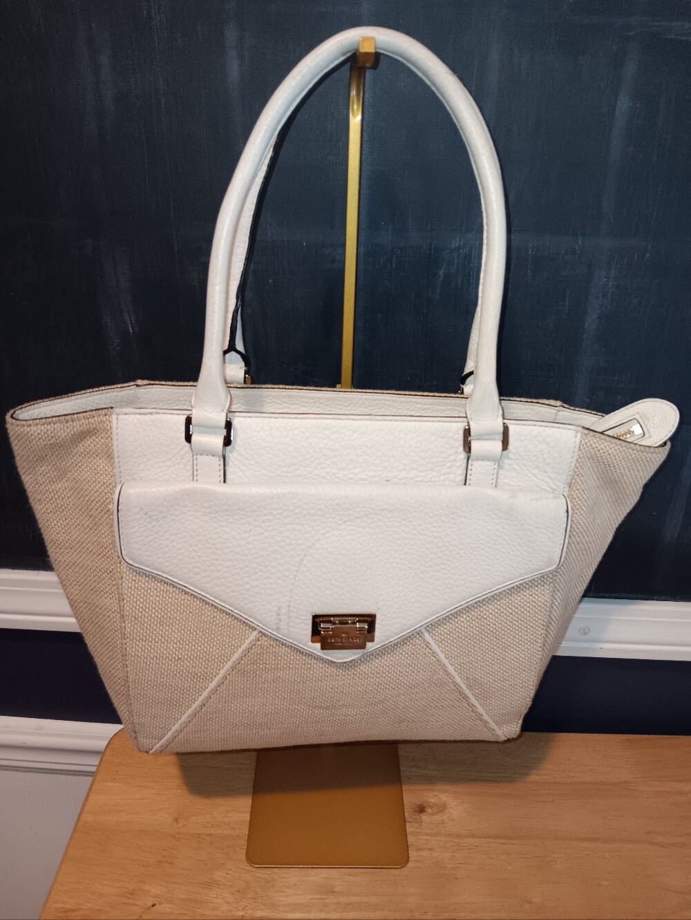 Kate Spade Canvas & Leather Shoulder Bag